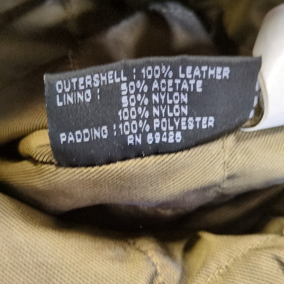 Wilson's Leather Jacket Mens 2XL XXL Black Full Zip Moto Biker Fall Heavyweight - Picture 6 of 8